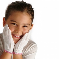 DermaSilk Children's Hypoallergenic Silk Gloves for Eczema and Dermatitis