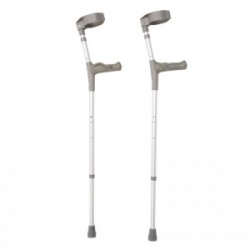 Drive Medical Aluminium Forearm Crutches with Anatomical Grips