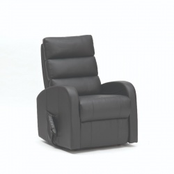 Drive Dual Motor PU Black Rise and Recliner Chair