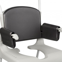 Comfort Cover Back and Arm Supports for the Etac Clean Shower Commode Chair