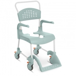 Etac Clean Lagoon Green Shower Commode Chair