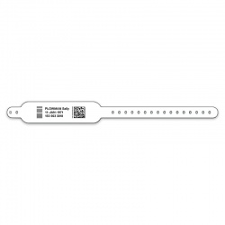 Brenmoor FAST100 Clasp-Fastening Adult Printable Hospital Wristbands