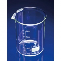 Fisherbrand Squat Form Beaker (2L, 130mm x 185mm)