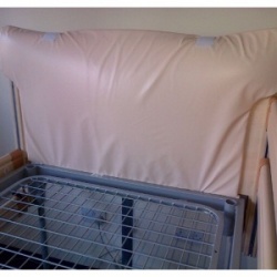 Head and Footboard Cot Bumper with Foam Padding for Standard Height Casa Profiling Beds