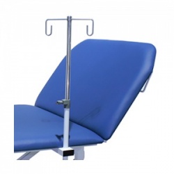 Height-Adjustable Two-Hook Infusion Pole for Bristol Maid Treatment and Examination Couches