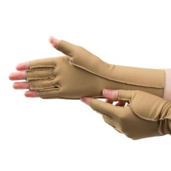 Isotoner Therapeutic Open Finger Compression Gloves