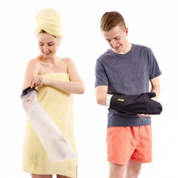 LimbO Showerproof and Outcast Outdoor Half Arm Cast Protector Bundle