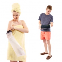 LimbO Showerproof Half Arm and OUTCAST Outdoor Wrist Cast Protector Bundle