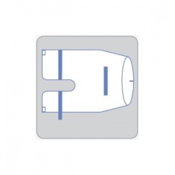 Medline Invisishield Transparent Mini C-Arm Drape (Pack of 20)