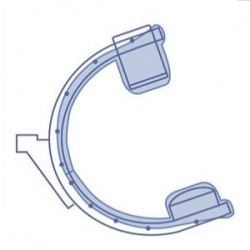 Medline Invisishield Transparent Siemens C-Arm Set Drape (Pack of 20)