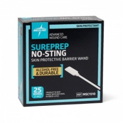 Medline Sureprep Liquid Skin Protectant Wands 1ml (Box of 25 Wands)