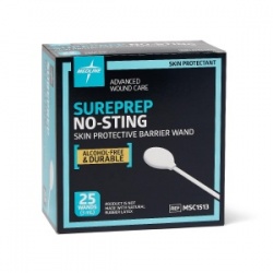 Medline Sureprep Liquid Skin Protectant Wands 3ml (Box of 25 Wands)