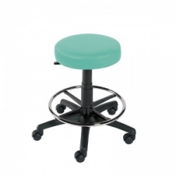Sunflower Medical Mint Gas-Lift Stool with Foot Ring