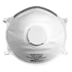P304 FFP3 Valved Dolomite Light Cup Virus Face Mask (Pack of 10)