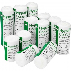 HypaBand Assorted Conforming Bandages (Pack of 12)