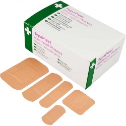 HypaPlast Assorted Pink Washproof Plasters (Pack of 100)