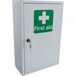 Safety First Aid Metal Single Door First Aid Cabinet (Empty)