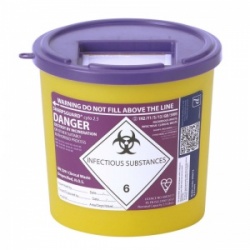 Sharpsguard Cyto 2.5L Sharps Container (Case of 48)
