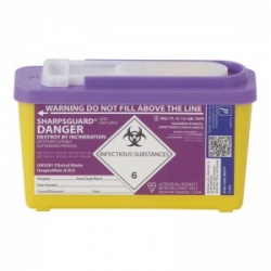 Sharpsguard Cyto Com-Plus 1L Sharps Container (Case of 30)