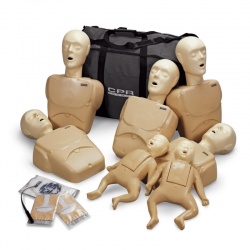 Simulaids CPR Prompt TPAK 700 Tan Adult and Infant CPR Manikins (7-Pack)