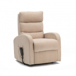 Drive Single Motor Fabric Oatmeal Rise and Recliner Chair