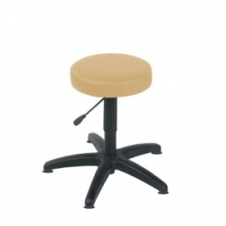 Sunflower Medical Beige Gas-Lift Stool with Glides