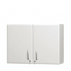 Sunflower Medical 100cm Wall Cabinet in White High Gloss