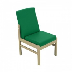 Sunflower Medical Atlas Green Low-Back Vinyl Patient Side Chair