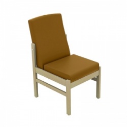 Sunflower Medical Atlas Walnut Low-Back Vinyl Patient Side Chair