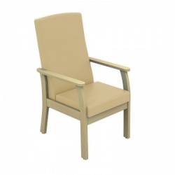 Sunflower Medical Atlas Beige Mid-Back Vinyl Patient Armchair