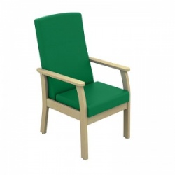 Sunflower Medical Atlas Green Mid-Back Vinyl Patient Armchair