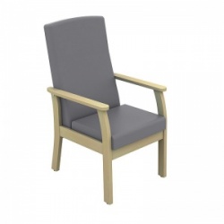 Sunflower Medical Atlas Grey Mid-Back Vinyl Patient Armchair