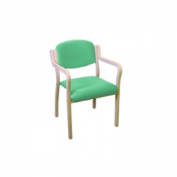 Sunflower Medical Mint Vinyl Aurora Visitor Chair with Extended Arms