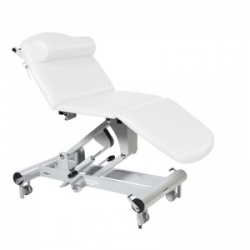 Sunflower Medical Fusion Classic White Three-Section Hydraulic Couch