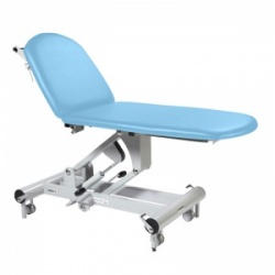 Sunflower Medical Fusion Classic Sky Blue Two-Section Hydraulic Couch
