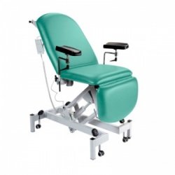 Sunflower Medical Mint Fusion Electric Height Phlebotomy Chair with Electric Back and Foot Sections