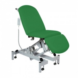 Sunflower Medical Green Fusion Electric Height Treatment Chair with Single Foot Section