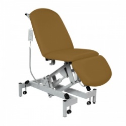 Sunflower Medical Walnut Fusion Electric Height Treatment Chair with Single Foot Section