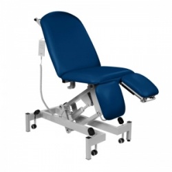 Sunflower Medical Navy Fusion Electric Height Treatment Chair with Split Foot Section