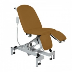 Sunflower Medical Walnut Fusion Electric Height Treatment Chair with Split Foot Section