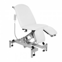 Sunflower Medical White Fusion Electric Height Treatment Chair with Split Foot Section