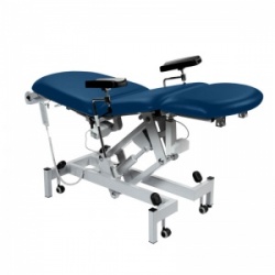 Sunflower Medical Navy Fusion Electric Phlebotomy Chair with Tilting Seat