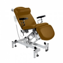 Sunflower Medical Walnut Fusion Electric Phlebotomy Chair with Tilting Seat