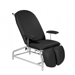 Sunflower Medical Black Fusion Fixed-Height Treatment Chair with Adjustable Feet