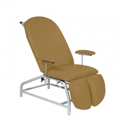 Sunflower Medical Walnut Fusion Fixed-Height Treatment Chair with Adjustable Feet