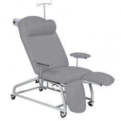 Sunflower Medical Grey Fusion Fixed-Height Treatment Chair with Locking Castors