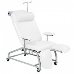 Sunflower Medical White Fusion Fixed-Height Treatment Chair with Locking Castors
