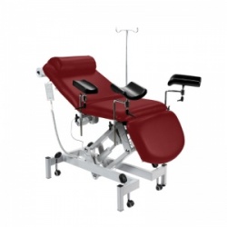 Sunflower Medical Red Wine Fusion Drop End Multi-Discipline Couch with Electric Adjustment