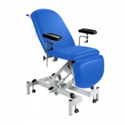 Sunflower Medical Mid Blue Fusion Hydraulic Height Phlebotomy Chair
