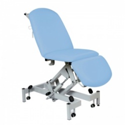 Sunflower Medical Cool Blue Fusion Hydraulic Height Treatment Chair with Single Foot Section
